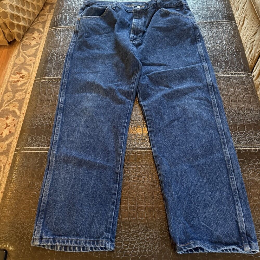 Rustler Classic Regular Fit Men's Straight Leg Jeans 100% Cotton 38x29